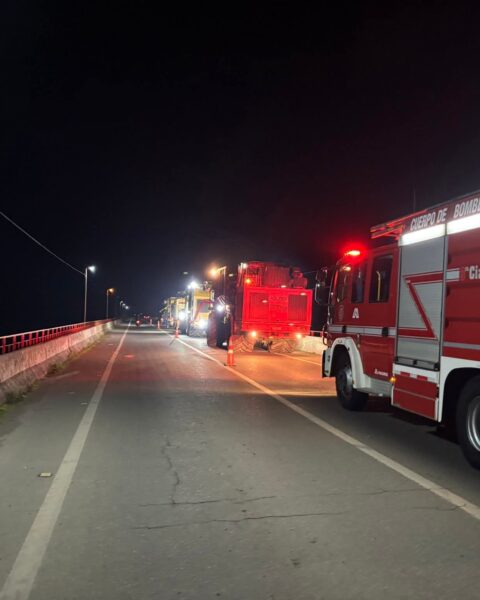 Bomberos no pagará peajes en autopistas de Chile : Cedida