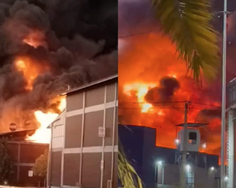 Se abre en una ventana nueva incendio Bodegas San Francisco Pudahuel 2024. Fuente: www.chilevision.cl