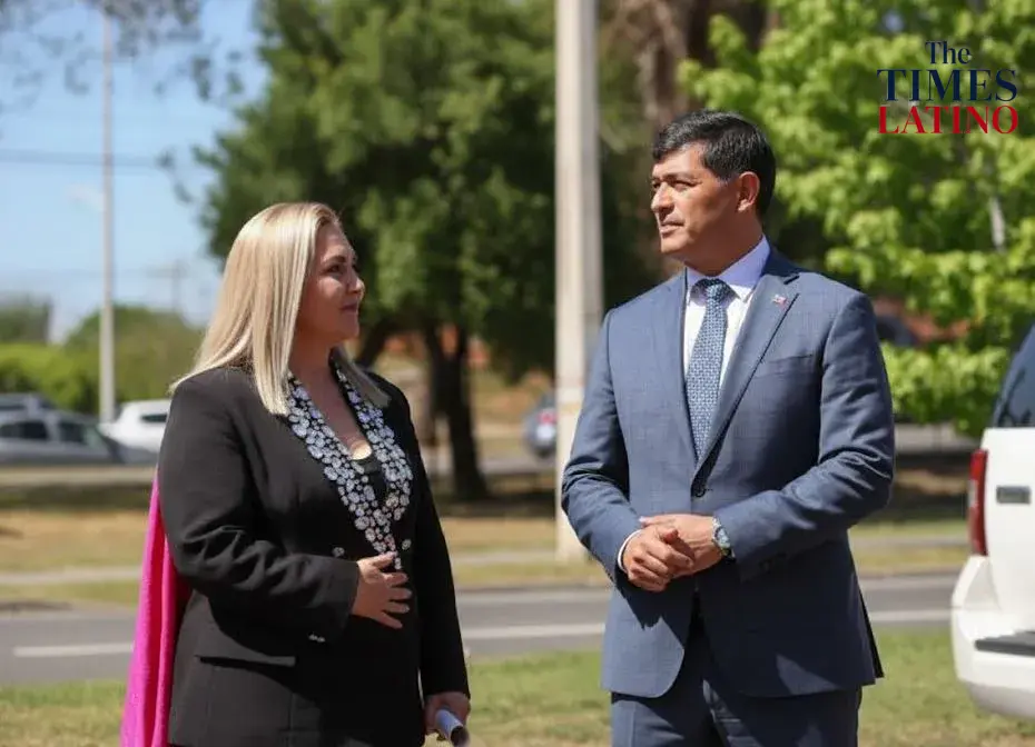 Pamela Jiles y Franco Parisi / The Times Latino