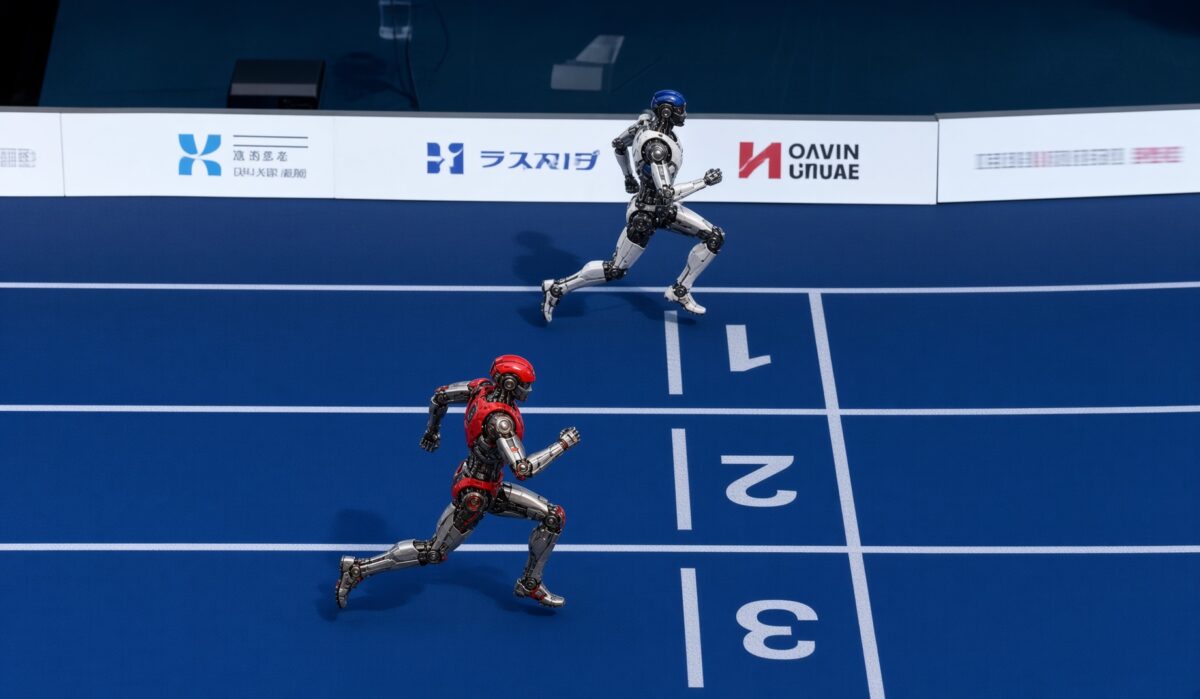 Robot humanoide bate récord de Bolt en 100 metros